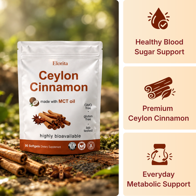 Elorita's Ceylon Cinnamon Softgels