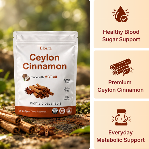 Elorita's Ceylon Cinnamon Softgels