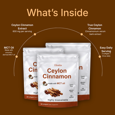 Elorita's Ceylon Cinnamon Softgels
